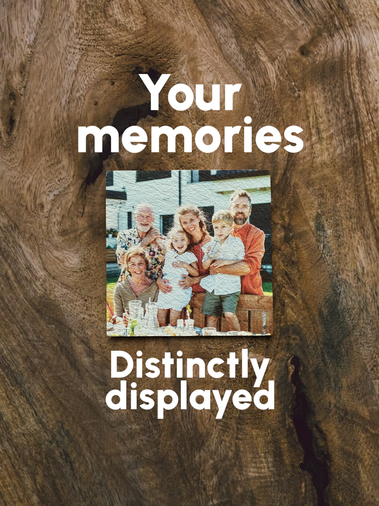 Custom Full Color Photo Slate Coaster